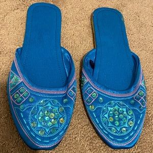4/$30 Flat mule shoes